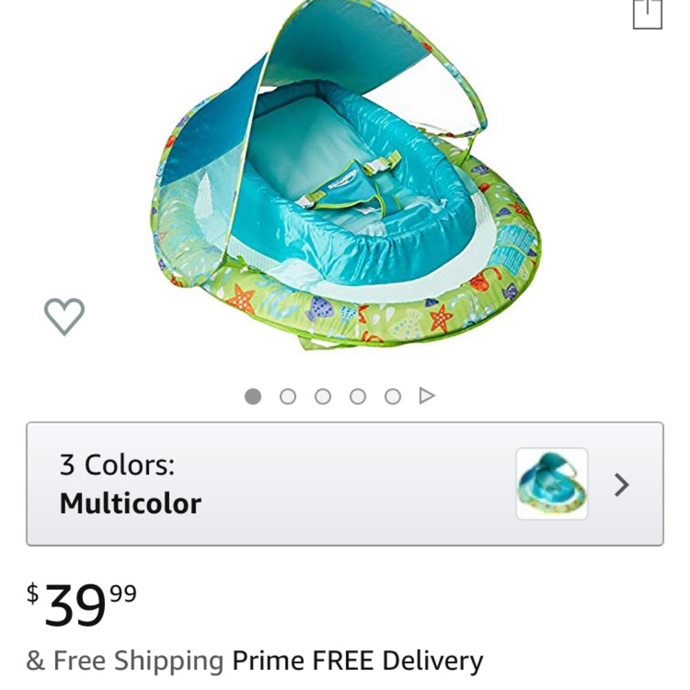 SwimWays Infant Baby Spring Float